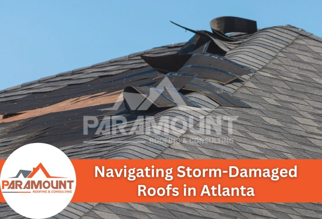 Storm-Damaged Roof Repair In Atlanta