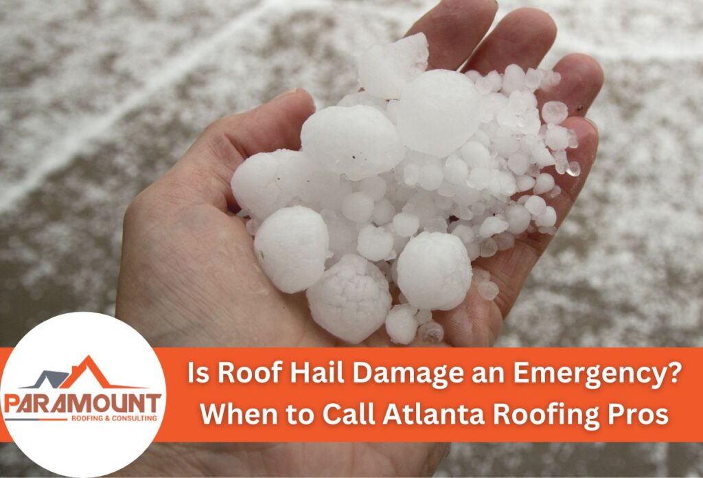 Is Roof Hail Damage An Emergency